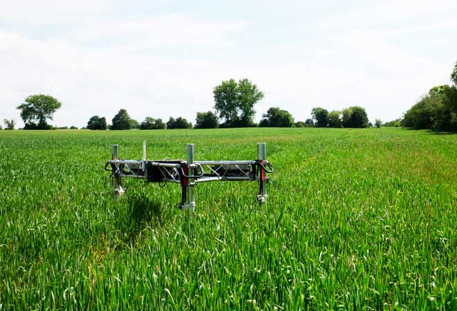 Robot automates field work in agriculture