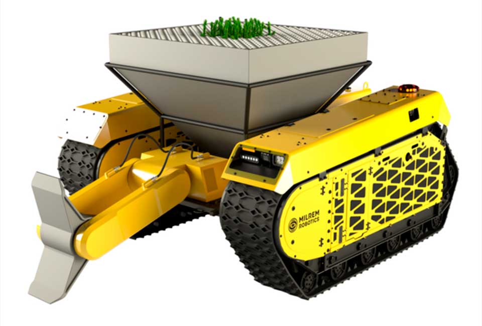 Robot Milrem Robotics for planting