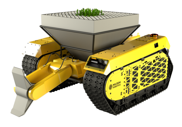 Spoločnosť Milrem Robotics predstavila robota na sadenie sadeníc